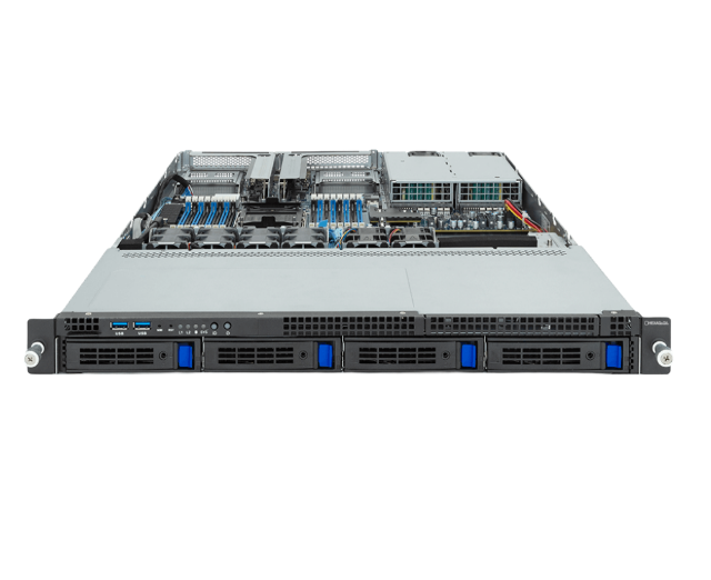 HD-R163-S30-Ver: Gen001 | 1U UP 4-Bay | 4th Gen. Intel