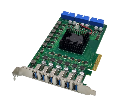 ST669 PCIe x 4 D720202 12 - Port USB 3.0