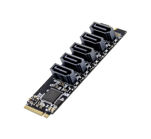 ST532 M.2 NGFF to 5-Port SATA 3.0